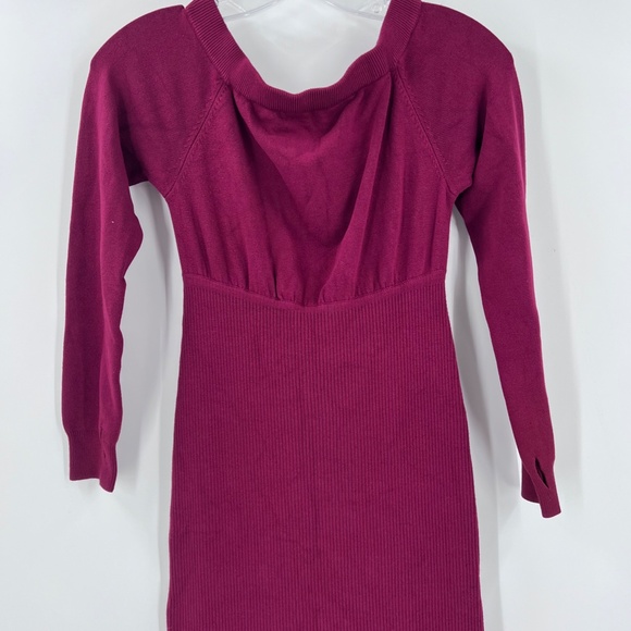 revolve off shoulder body con maxi dress in maroon new medium - Picture 10 of 10